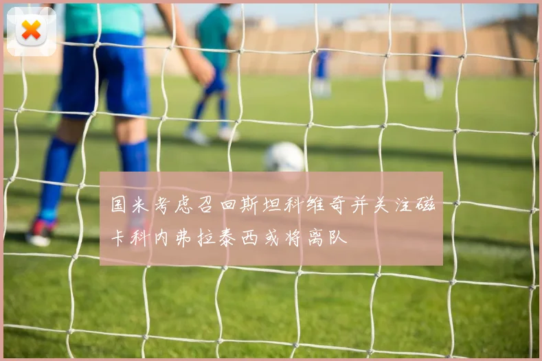 国米考虑召回斯坦科维奇并关注磁卡科内弗拉泰西或将离队